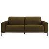 Dusk Malibu Rich Green Velvet 3 Seater Sofa RRP £1449