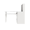 Professional Manicure Table Nail Technician Desk Beauty Salon Station with Shelf