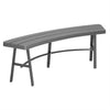 Bolero Picnic Bench Set Valletta Table and 3 Benches Stylish Outdoor Indoor Use