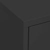 Chaduof Storage Cabinet Anthracite 80x35x101.5 Steel,Storage C7J0