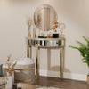 Dressing Table Glass Mirrored Vanity Table Entrance Hall Table Console Furniture