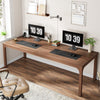 78.7 Inches Extra Long Computer Double Long Desk 2 Person Office Computer Desk