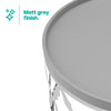 Round Coffee Side Table End Sofa Living Room Wooden Metal Bedside Furniture Tea