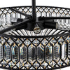 Luxury Crystal Ceiling Light 6-Light Semi Flush Mount Ceiling Light Fixture Lamp