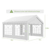 Garden Gazebo Marquee Party Wedding Tent Portable Carport Shelter Car Canopy