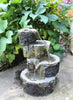 Garden Water Feature Fountain LED Lights Indoor Outdoor Statues Ornament Cascade