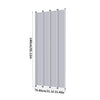 Shower Screen Over Bath Door Glass Enclosure Framed Fold Panel 800 mmx 1400 mm