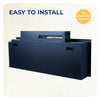 Media Wall Inset Electric Fire 3D Fuel Bed & LED Flames - Endeavour New Hawnby