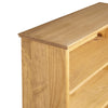 Corona DVD Rack 1 Drawer Bookcase Storage - Mexican Solid Pine, Waxed Distressed