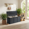 Large Outdoor Storage Box Garden Patio Plastic Chest Lid Container Multibox Shed