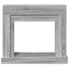 Fireplace Surround Grey Sonoma 100x30x87.5 cm Engineered Wood