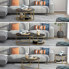 Nesting Coffee Tables Set of 2 Round Stacking Sofa Side Tables for Living RoomTM