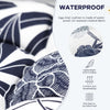 Egg Swing Chair Cushion Waterproof 120x84x18cm Outdoor Patio Hanging Basket C...