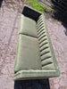 SWYFT MODEL X02 3 SEATER SOFA VINE GREEN WITH STYLISH COPPER FEET