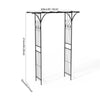 Outdoor Metal Garden Arch Gothic Arbor Garden Trellis For Climbing Plant Growing