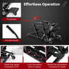 680KG Motorcycle Lift Jack Hydraulic Motorcycle Hoist-Black