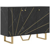 Sideboard Storage Cabinet, Modern Storage Cupboard with Adjustable Shelves and M