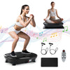 Vibration Plate 200W Bluetooth 120 Levels with Bands Yoga Mat Remote