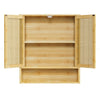 2 Doors Wall Cabinet Home Storage Floating Cupboard Kitchen Storage Hanging Unit