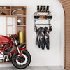 Motorcycle Helmet Holder Wall Mounted Helmet Holder Wall Mount with Helmet Rack