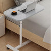 Over Bed Table Height Adjustable Mobile Hospital Overbed Aid Chair Laptop Tray