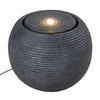 Garden Fountain Water Feature LED Lights Indoor Outdoor Polyresin Statues Decor