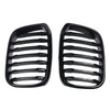 For X4 G02 X3 G01 18-21 Front Kidney Grille Grill Gloss Black Single Slats