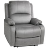 Recliner Armchair for Living Room, Recliner Chair with Cup Holder Grey