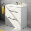 Vanity Unit & Basin Sink Cabinet Bathroom Storage Furniture Free Standing Wall