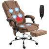 Executive Office Chair, Desk Chair with Massage and Heat, Brown