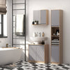 60x60cm Under-Sink Storage Cabinet w/ Adjustable Shelf 2 Doors Cabinet