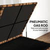 650L Garden Rattan Storage Deck Box Outdoor Patio Wheels Waterproof Zipped Liner