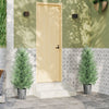 Artificial Cypress Trees with PE Leaves for Indoor Outdoor Set of 2
