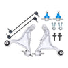 12x FRONT LOWER SUSPENSION WISHBONE TRACK CONTROL ARMS KIT FOR VOLVO S60 V70 MK2