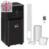 5000BTU Portable Air Conditioner 4 Modes LED Timer Home Office AC Fan UK