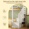 Wooden Bunk Beds for Kids with Stairs Wooden House Loft Bed Cabin Bed 3ft Sinlge