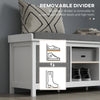 Shoe Storage Bench with Seat, Shoe Storage Bench with Drawers Adjustable Shelf