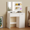 Dressing Table With Drawers Mirror & Cabinet Makeup Desk Vanity Table Bhnvvhxwtw