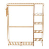 Strong Wooden Clothes Rail Garment Rack Hanging Stand Storage Shelf Tidy Closet