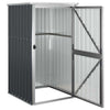 Garden Tool Shed Outdoor Storage House Cabinet Anthracite Galvanised Steel