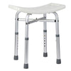 Shower Chair with 2 holes of Shower Head Holder 350 lb Capacity Slip Resistant