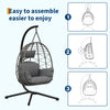 Rattan Egg Chair Swing Outdoor Garden Patio Hanging Wicker Hammock Pod Chair NEW