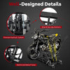 680KG Motorcycle Lift Jack Hydraulic Motorcycle Hoist-Black
