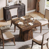 80cm Square Dining Table for 4, Farmhouse Small Kitchen Table for Dining Room