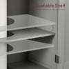Priano Bathroom Sink Cabinet Under Basin Unit Cupboard Storage Furniture Grey