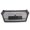 Gloss Black Front Bumper Grille Honeycomb Grill For Q5 SQ5 B9 2018-2020