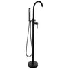 Bathroom Tap Bath Shower Mixer Black Floor Mounted Free Standing