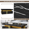 Coffee Table With Drawers Storage High Gloss Wooden Centre Table For Living Room