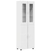 TV Cabinet Set FLORIN High Gloss White Engineered Wood