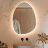 Illuminated Bathroom Mirror with LED Lights 3 colors Dimmable Demister Irregular
